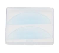 Lash Lift Rods Silicone Eyelash Perming Curler Glitter Reusable Soft Lash Lifting Pads Shields with Storage Box Blue for Home and Salon Use (M)