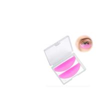 Lash Lift Shields, 2 Pack Flat Shields for Softening Eyelashes with No Glue Required, Reusable Flatter Rods for Eyelash Perming and Extensions - Pink