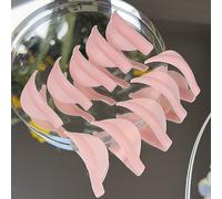 Lash Lift Shields C Curl Eyelash Lifting Shield Natural Curl Lami Lamination Roller Silicone Perm Rod Soft Lash Perming Pad Set For Lash Lift and Tint- Ribbons & Eye Patches (Pink Lift Pad- C Curl)