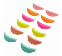 Lash Lift Shields No glue Eyelash Lifting Shield Self Sticky Lash Lift Pads Rainbow Lami Lamination Roller LM Curler Pad Soft Eyelash Perm Rod 6 Size Air Bubble Silicone-Light Weight Guard