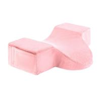 Lash Pillow for Eyelash Extensions, Neck Cushion with Side Pockets, Salon Grafting Support, Memory Foam Cervical Rest, Professional Artist Beauty Bed Accessory, Comfortable Head Support
