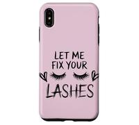 Lash Queen Quote Let Me Fix Your Lashes Case for iPhone XS Max