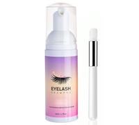 Lash Shampoo Eyelash Cleanser, Gentle Lash Shampoo for Lash Extensions, Eyelash Shampoo for Eyelash Extensions, Professional Eyelash Extension Cleanser & Cleaner for Daily Salon & Home Use-50ml