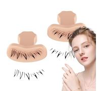 Lash Stamp - Quick Eye Makeup Tool | 1 Pair Reusable Silicone Stamps, Portable Lash Tools for Natural Looking Bottom Lashes