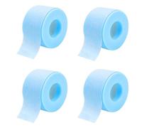 Lash Tape, 4 Rolls Eyelash Tape for Eyelash Extensions, Breathable Non-Woven Fabric, Skin-Friendly, Hand-Tearable Design, Versatile Use for Makeup and Protection, Blue (9m x 2.5cm)
