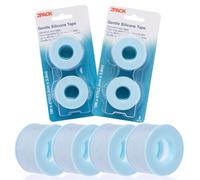 Lash Tape for Eyelash Extensions, Silicone Gel Sensitive Eyelash Tape, Makeup Tape, Pain-Free Removal & Breathable Micro-Porous Lash Extension Tape (4 Rolls, 2.5cm*3.6m)