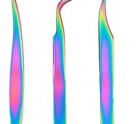 Lash Tech Tweezers 4 Pack Gold