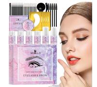 Lash Tint and Lift Kit | Brow Lamination Kit | Professional Eyelash Lash Extensions, Curling, DIY Eye Brow Lift for Fuller, Thicker, Semi-Permanent Curling Perming Wave