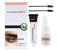 Lash Tint Black Kit Eyelash & Eyebrow Dye Set Volume Lashes Tinting Kit, Semi-permanent Eyebrow Tinting Kit