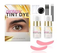 Lash Tint Kit, Brow Tint Kit, Eyelash & Eyebrow Dye Set, Professional Eyelash & Eyebrow Dye Tinting, Semi-Permanent, Black
