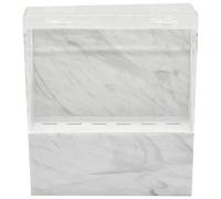 Lash Tweezer Holder, 8-Hole Clear Tweezer Case with Dust Cover, Portable Display Stand for Salon