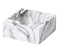 LaSheer Ceramic Ashtray,Marbled Ashtrays for Cigarettes for Home Indoor Outdoor Office Tabletop,Weed Smoking Ash Tray Holder Cool Decor - Marble Grey (4.9” x 4.9” x 2”，1.7LB)