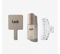 LashFB Lash Care Travel Bundle 100ml Lash Shampoo Mini Mirror Clear Claw Hair Clip for Eyelash Extensions Daily Cleansing