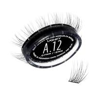 Lashify Amplify 12mm GossamerDIY Eyelash Extensions Refill, Black, Easy False Eyelashes for a Natural Look