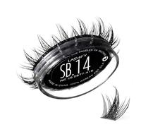 Lashify Star Burst 14mm Gossamer DIY Eyelash Extensions Refill, The Ultimate Multi-Length Multi Layered Lash, Black, Easy False Lashes