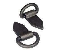 Lashing D-Ring Weld On - Foldable 50mm Loop - Heavy-Duty Load Strapping Tie-Down Point (2)