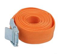Lashing Strap with Buckle, 2M Nylon Quick Release for Cargo Tie Down Luggage Bag, Ratchet Strap for Securing Cargo Transport(Orange)