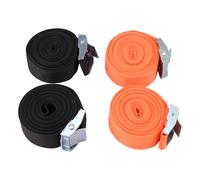 Lashing Straps Tie Down with Zinc Alloy Cam Lock , for Cargo, Gear, Bikes & More (4 Pack)