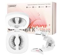 LASHVIEW Magnetic Eyelashes with Applicator,Reusable Soft Magnetic Eyelashes Natural Look, No Glue Needed RCM02-N