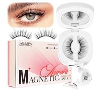 LASHVIEW Magnetic Eyelashes with Applicator, Soft Magnetic Lashes Natural Look (A01)