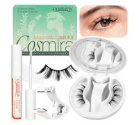 LASHVIEW Upgrade Soft Magnetic Eyelashes with Applicator, Reusable Soft Magnetic Lashes Natural Look, No Glue Needed,Comfort& Convenient Portable All-in-One Box (RCY48)