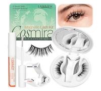 LASHVIEW Upgrade Soft Magnetic Eyelashes with Applicator, Reusable Soft Magnetic Lashes Natural Look, No Glue Needed,Comfort& Convenient Portable All-in-One Box (RCY15)