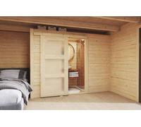 Lasita Maja Internal Room Kit M-Log Cabin, Wooden Garden Room, Timber Summerhouse, Home Office - H205 Cm