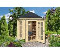 Lasita Maja Inverness 44-Log Cabin, Wooden Garden Room, Timber Summerhouse, Home Office - L320 X W277.1 X H289.6 Cm