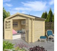 Lasita Maja Lasita Osland Norah 230 - 2.75M X 2.30M - 28mm Wall Logs