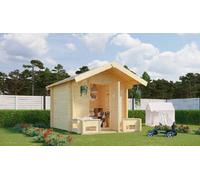 Lasita Maja Pinocchio-Log Cabin, Wooden Garden Room, Timber Summerhouse, Home Office - L219.4 X W270 X H188.1 Cm