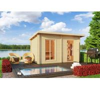 Lasita Maja Sundborn-Log Cabin, Wooden Garden Room, Timber Summerhouse, Home Office - L440 X W298.3 X H233.7 Cm