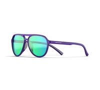 Lasiyanor Lightweight TAC Polarized Tinted Classic Vintage Retro 70s Sunglasses, TR-90 Frame for Women Men, UV 400 Protection, Purple, Medium