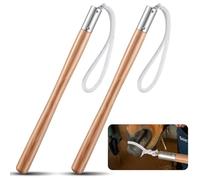 Lasnten 2 Pcs Horse Twitch 10" Cotton Rope Twitch for Horse 17" Wooden Handle Vet Humane Restraint Tool Equine Nose Calming Handling Aid for Pony Stable Ranch Barn Equipment Veterinary Equestrian Tool