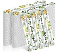 Lasnten 50 Pcs Woodland Animals Baby Shower Party Favors Nail Files Bulk A Little Wild One is On The Way Game Prizes 180 Grit Emery Boards for Guests Baby Shower Gender Reveal Party Souvenirs Gift