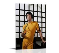 LASOQUAN Bruce Lee's Yellow Fighting Suit Poster Decorative Painting Canvas Wall Posters And Art Picture Print Modern Family Bedroom Decor Posters 16x24inch(40x60cm)