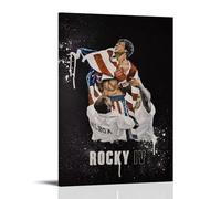 LASOQUAN Rocky Balboa Winning Poster Decorative Painting Canvas Wall Posters And Art Picture Print Modern Family Bedroom Decor Posters 20x30inch(50x75cm)