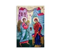 LASOQUAN The Annunciation, Virgin Mary Poster Decorative Painting Canvas Wall Posters And Art Picture Print Modern Family Bedroom Decor Posters 12x18inch(30x45cm)