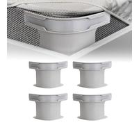 Laspi Bed Sheet Holder with Lock Strips, 4PCS Heavy Duty Lock Sheet Holders Fitted, Bed Sheet Clips for Bedding, Sheet Corner Holders for Mattress Protectors, Blankets, Bedding (Gray)