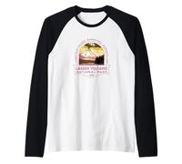 Lassen Volcanic National Park California Vacation Souvenir Raglan Baseball Tee