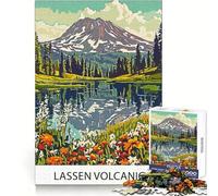 Lassen Volcanic National Park Puzzle for Teenagers 1000 Pieces Sharp Brain Decompress Family Bond Birthday Idea (38x26cm)