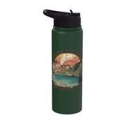 Lassen Volcanic National Park Sunset Adventure Stainless Steel Insulated Water Bottle