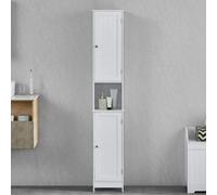 Lassic Bath Vida Priano White 2 Door Tall Bathroom Cabinet