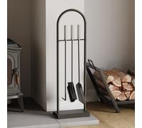 Lassic Fire Vida 4 Piece Arc Companion Set - Poker, Brush, Shovel And An Arch Stand
