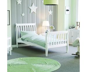 Lassic Junior Vida Orion White Single Childrens Sleigh Bed Frame,190 X 90Cm