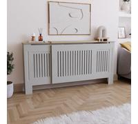Lassic Vida Designs Arlington Adjustable Radiator Cover, Olive Grey