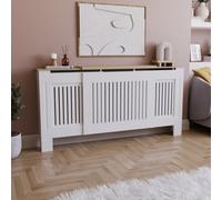 Lassic Vida Designs Arlington Adjustable Radiator Cover, White