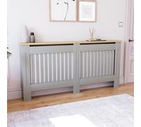 Lassic Vida Designs Arlington Extra Large Olive Grey Mdf Radiator Cover