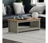 Lassic Vida Designs Arlington Grey 1 Shelf Storage Coffee Table