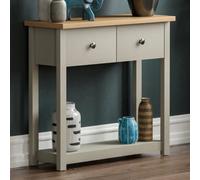 Lassic Vida Designs Arlington Grey 2 Drawer Console Table With Undershelf