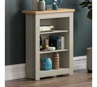 Lassic Vida Designs Arlington Grey 3 Tier Bookcase Freestanding Shelving Unit (H)750mm (W)600mm (D)240mm